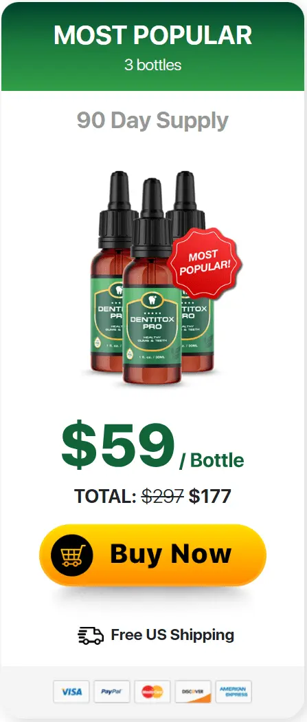 Dentitox Pro 6 Bottle Price