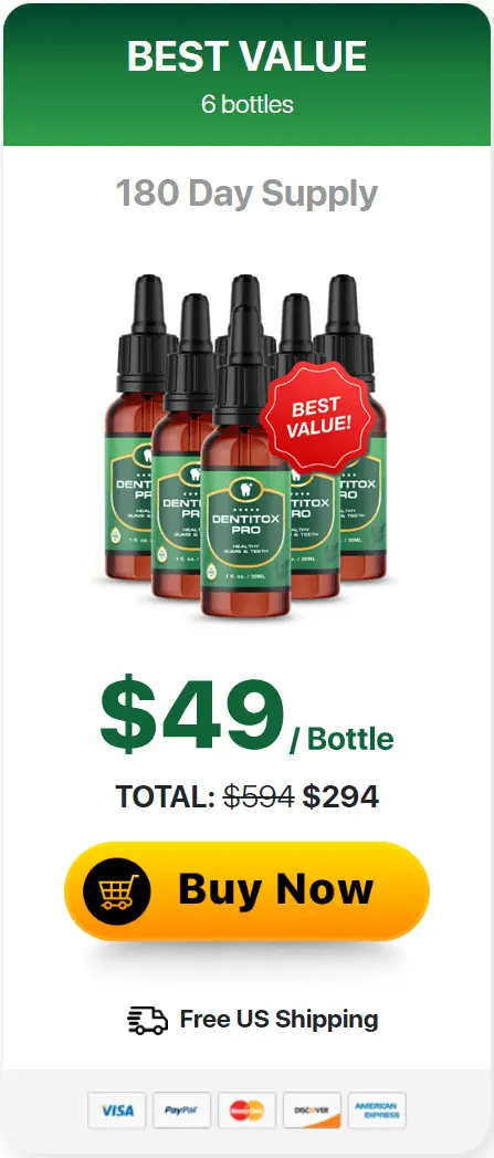 Dentitox Pro 3 Bottle Price
